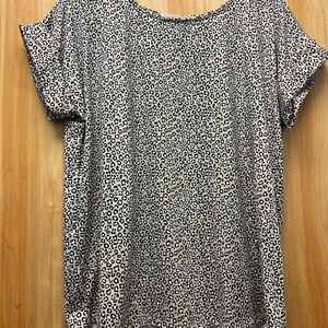 Leopard short sleeved top